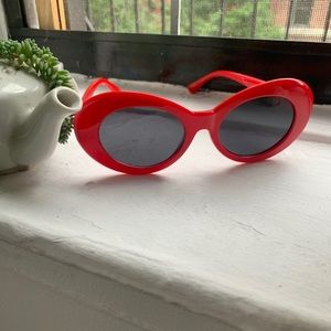Red sunglasses